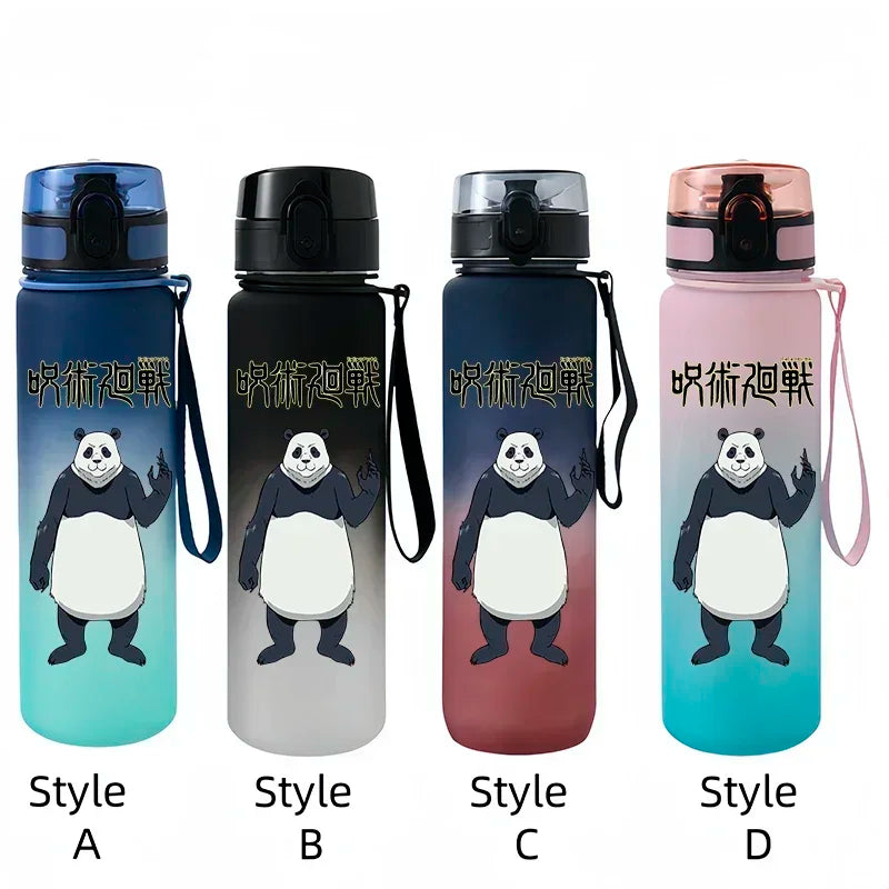 Jujutsu Kaisen Peripheral Cartoon Animation Water Bottle Sports Plastic Student Children Large Capacity 650ml Water Cup