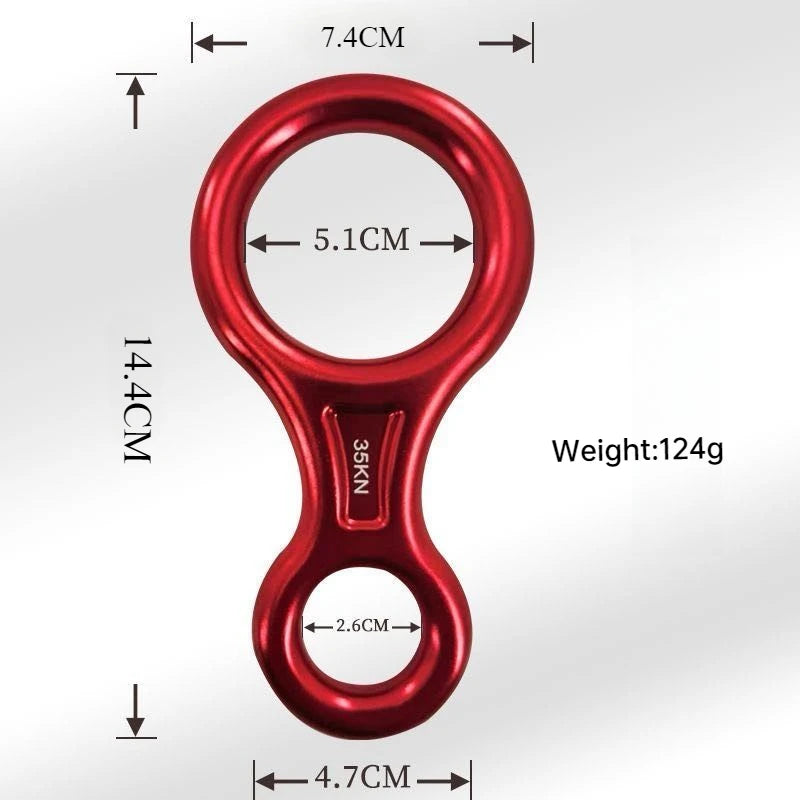 Outdoor Climbing Abseil 35KN Small Rope Lappet Equipment Camping Climbing Portable Original