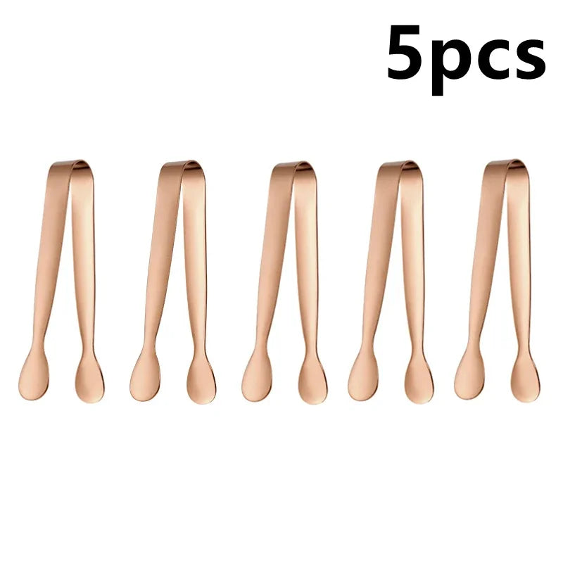 Ice Tong 304 Stainless Steel Clip Bar Ice-Cube Picker Food BBQ Clip Barbecue Clip Ice Clamp Tool Kitchen Utensils