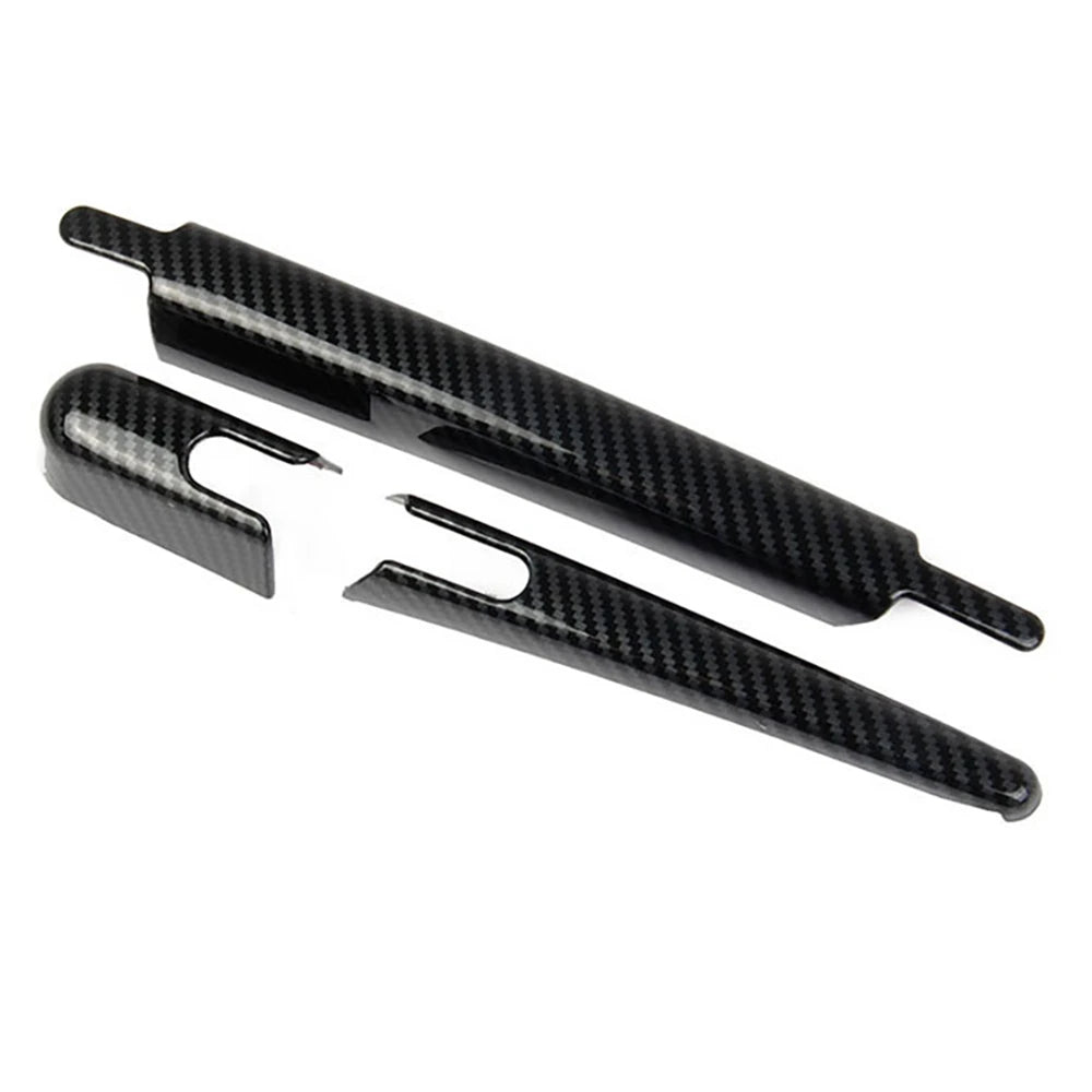 Carbon Fiber Rear Wiper Trim Sticker Window Protection Wiper Cover