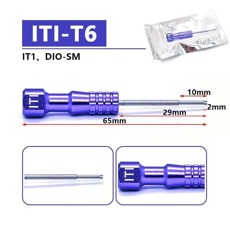 Dental Implant Screwdriver Dental Laboratory Stainless Steel Implant Screw Driver Dentistry Tool Kit Micro Screwdriver
