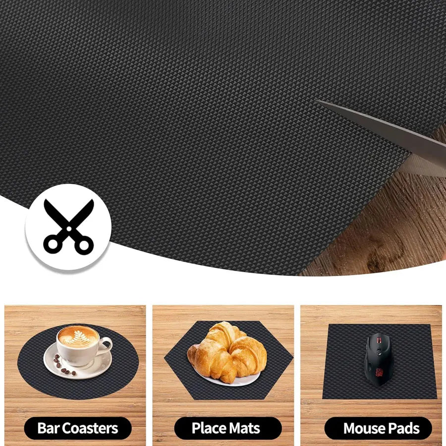 1 Roll EVA Shelf Drawer Kitchen Cabinet Liners Mat Non-Adhesive Waterproof Anti-Slip Anti-Dust Fridge Table Mat For Home Use