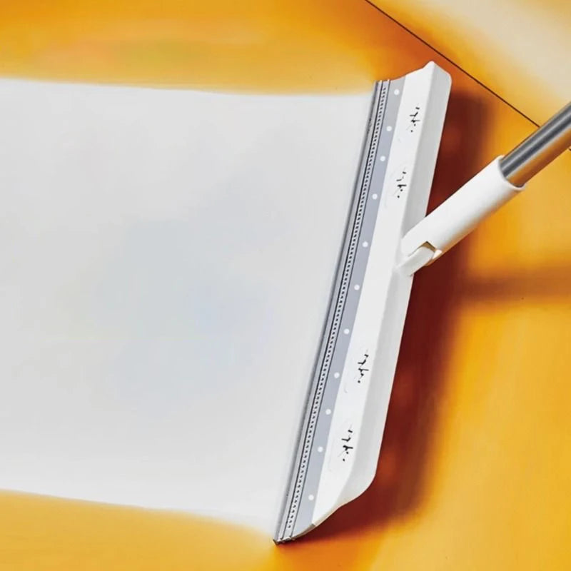 Cleaning Brush Long Handle Telescopic Magic Broom Silicone Floor Wiper Squeegee Strip Window Glass Household Bathroom Sweeping