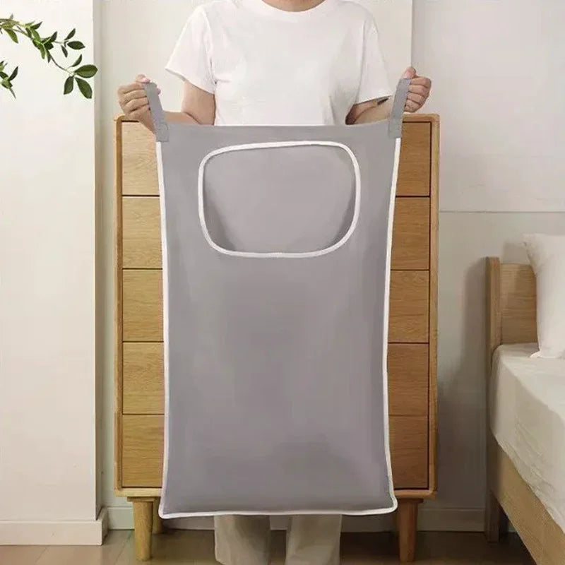 Door Hanging Laundry Basket Wall Mounted Dirty Clothes Storage Box Household Sundries Storage Bag Storage Bag