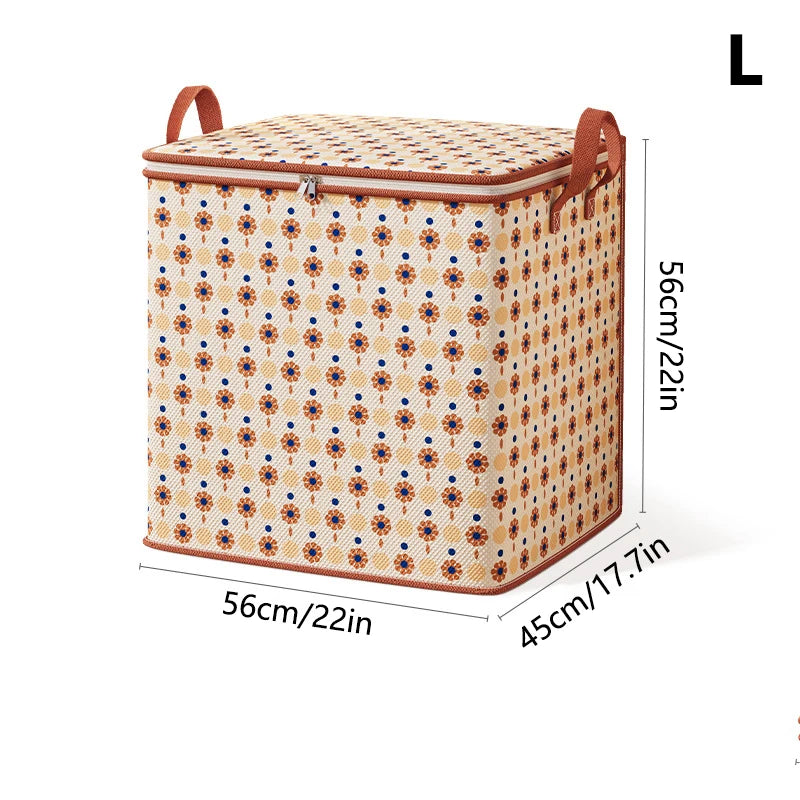 Large Capacity Clothes Storage Bags Closet Organizers Storage Bins Foldable Storage Toy Containers Box Dust-Proof Moving Bag