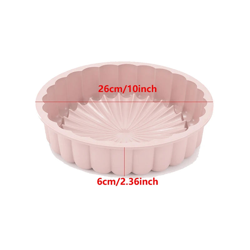 1Pcs Silicone Air Fryer Oven Baking Tray Pizza Fried Chicken Basket Pad Air-fryer Pot Food Plate Reusable Airfryer Pan Liner
