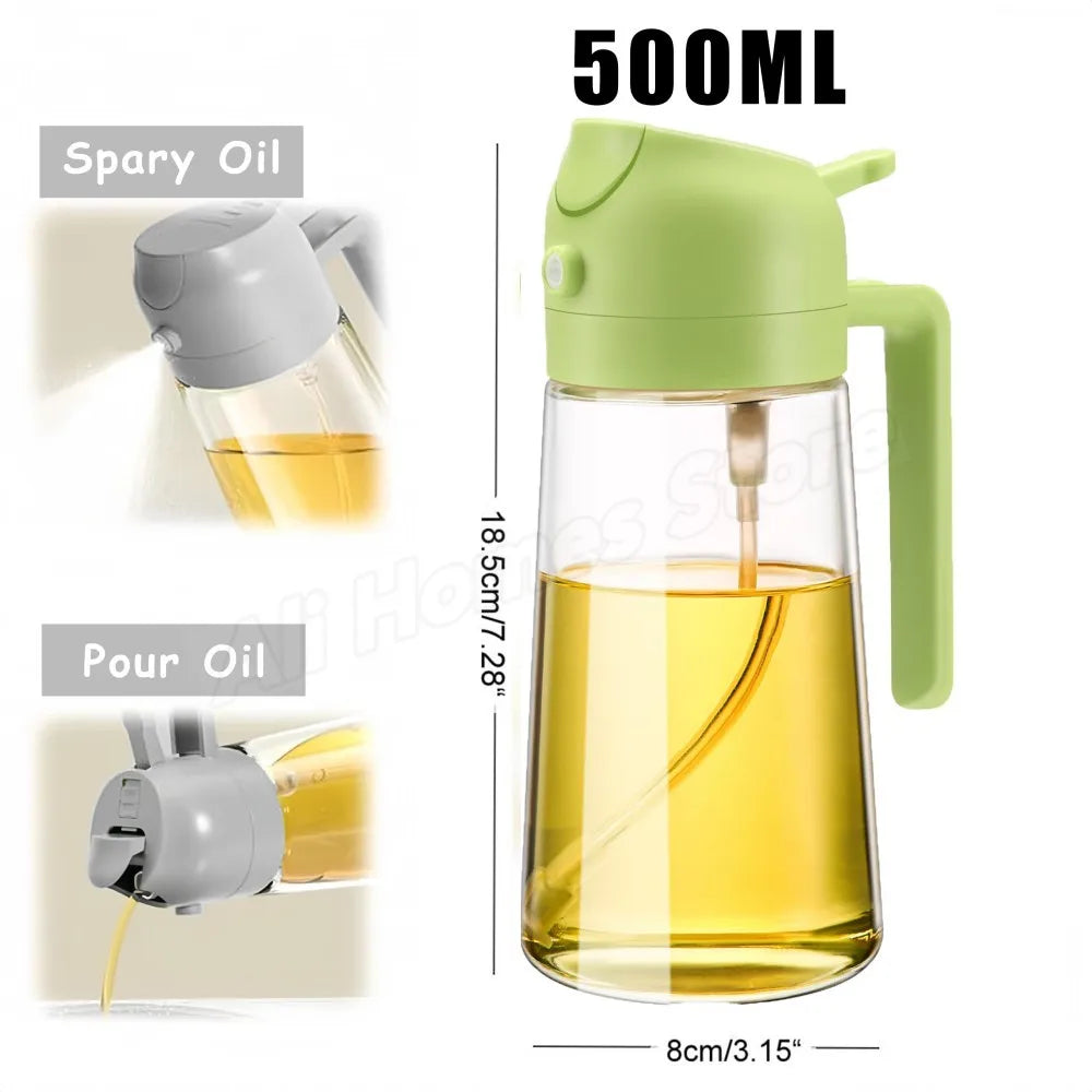 200/300/500ML Pneumatic Spray Bottle Fitness Barbecue Spray Oil Dispenser Kitchen Oil Spray Bottle Cooking Olive Oil Sprayer