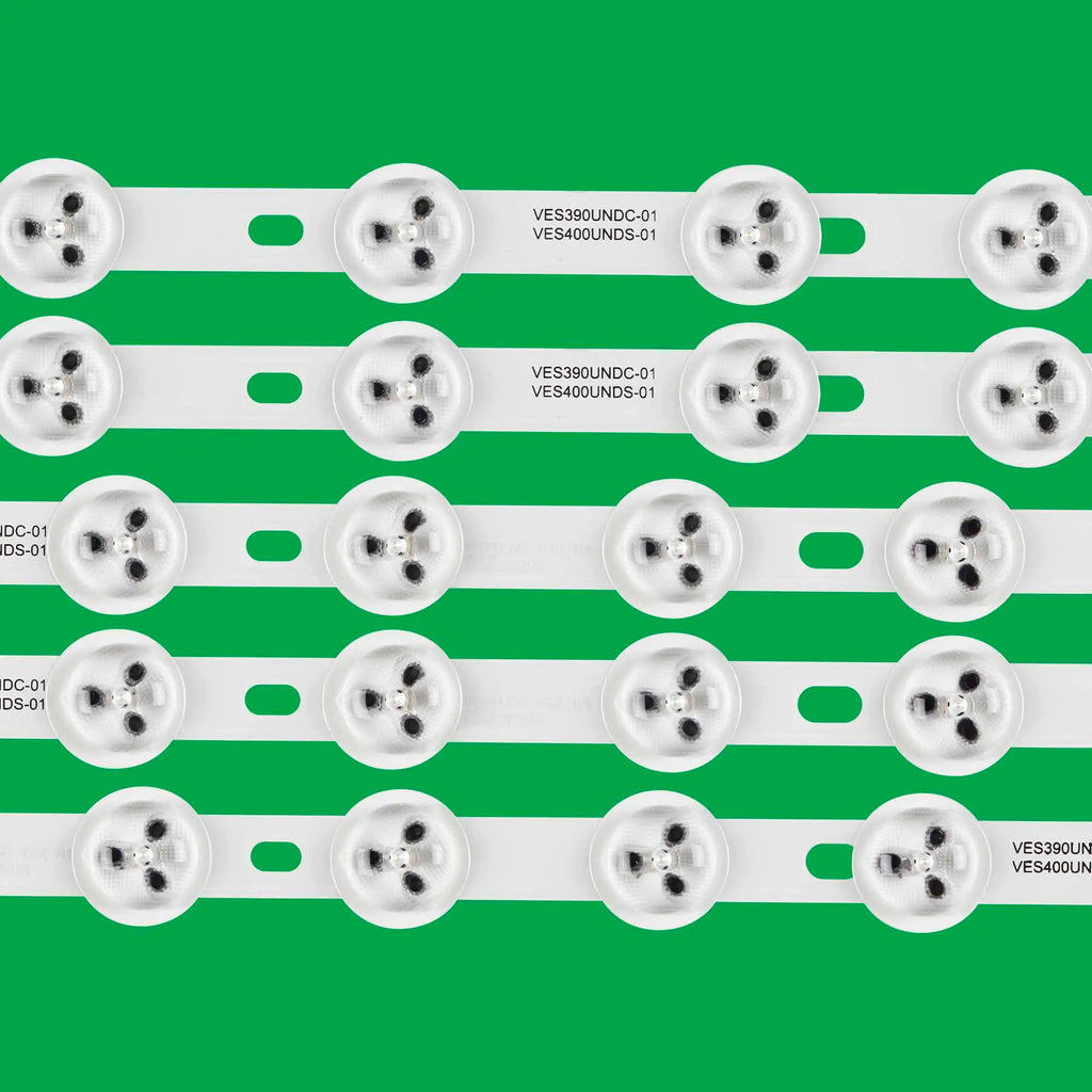 5pcs x LED Backlight Strip for 40" NDV REV1.0 VES400UNDS /DC VES400UNDC-01 39FHD-CNOV LC-39LD145K 40L3453DB 40PFL3018T/12