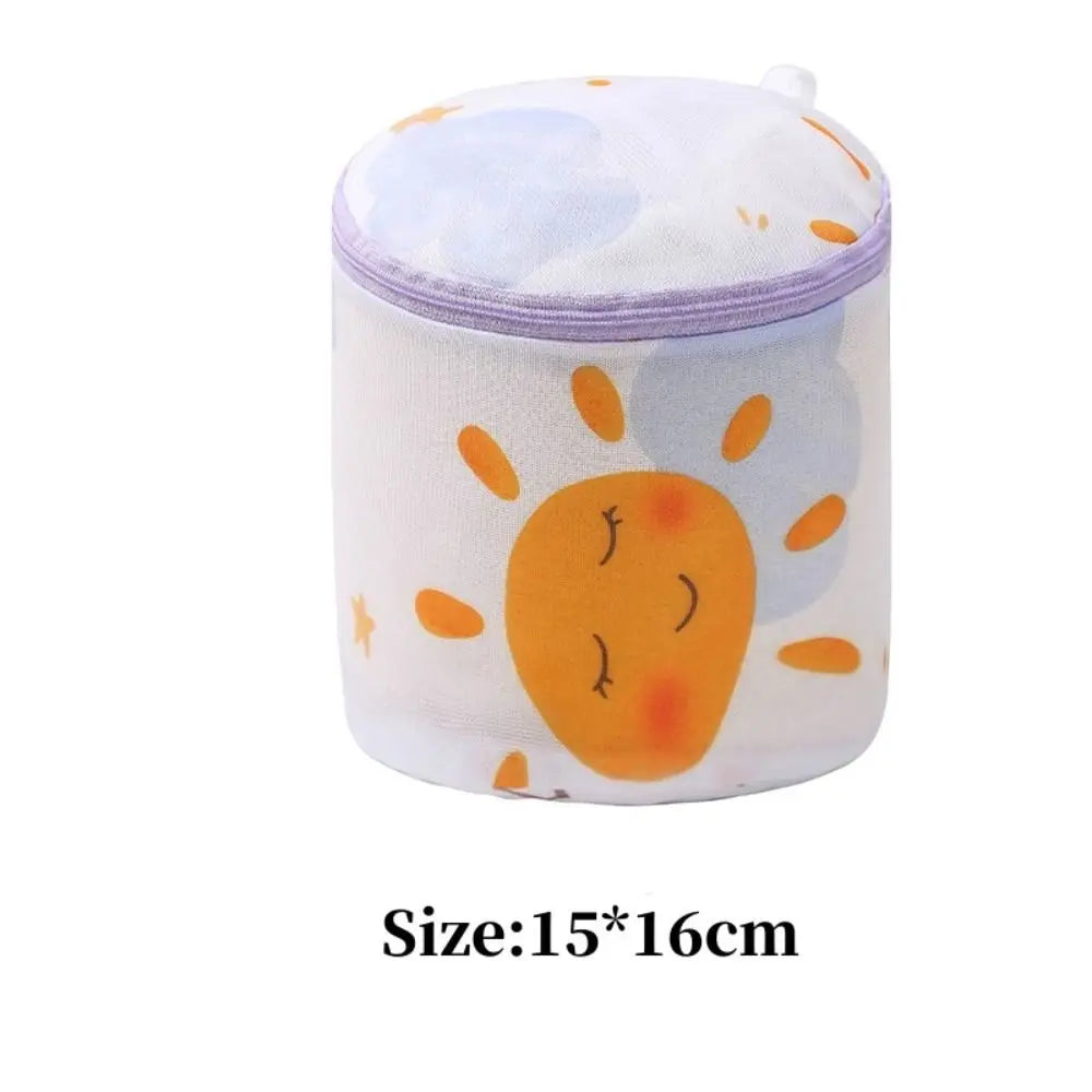 Portable Washing Machine Laundry Bags Printing Mesh Wash Bag Clothing Organizer Foldable Laundry Wash Bag Home