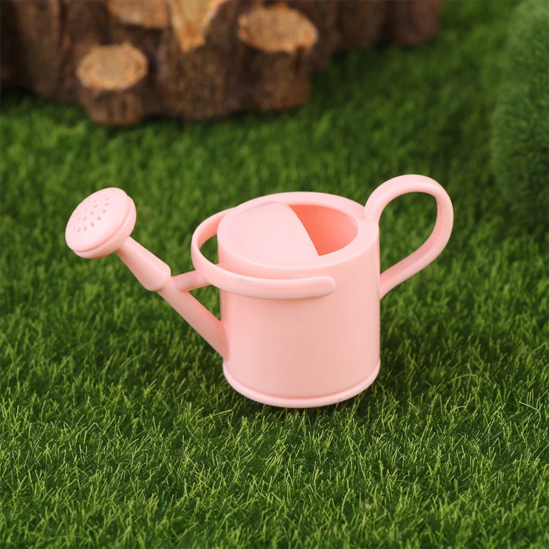 1:12 Dollhouse Miniature Watering Can Bucket Sprinkler Shovel Model Gardening Tools Decor Toy Doll House Accessories