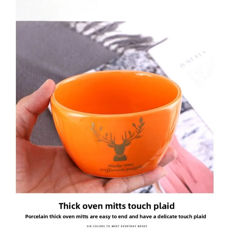 Light luxury palace style ceramic tableware, bowl and chopstick gift box set, wedding gift