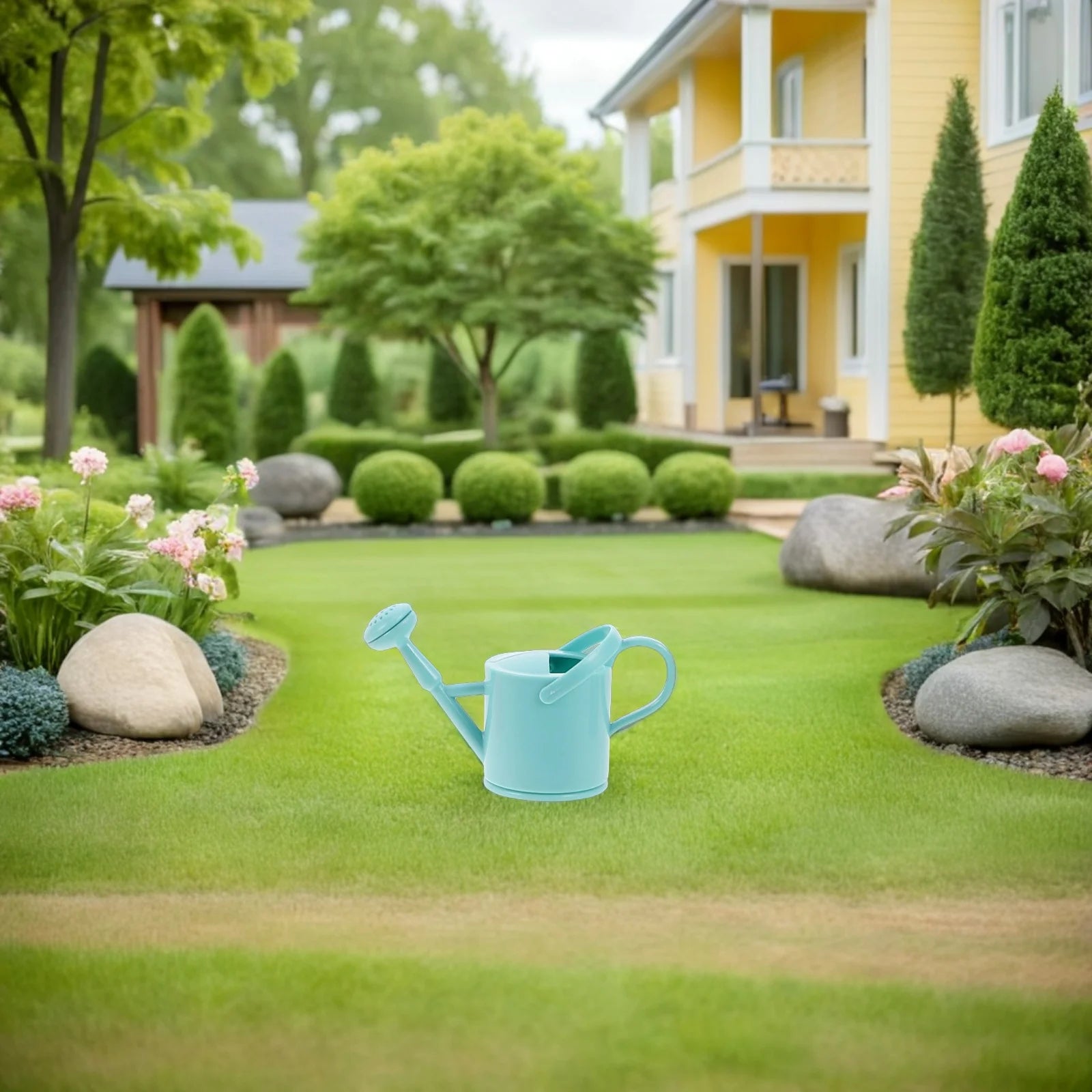 1 set Mini Can For Lightweight Small Garden Bucket Vibrant Colors Watering Can Flower Watering Tool Miniature Gardening Set