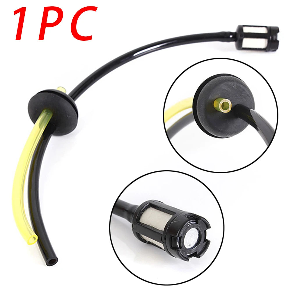 1&2&5&10 Set Universal Grass Trimmer Fuel Line Filter Kit For Brush Cutter Strimmer Lawn Mower Primers Fuel Hose Garden Tool Par
