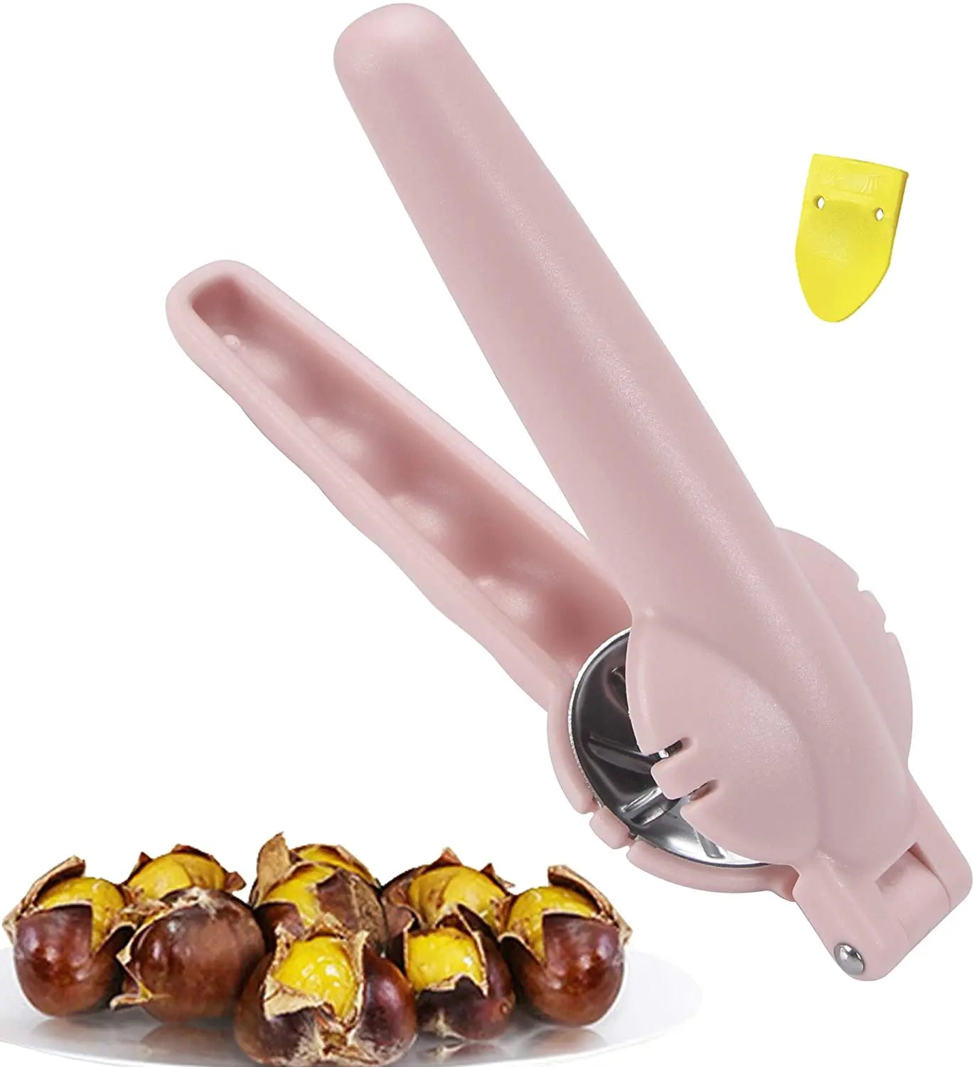 Nut Cracker Sheller Chestnut Clip Cross Open Knife Quick Chestnut Cutter Nut Opener Sheller Walnut Pliers Kitchen Gadgets