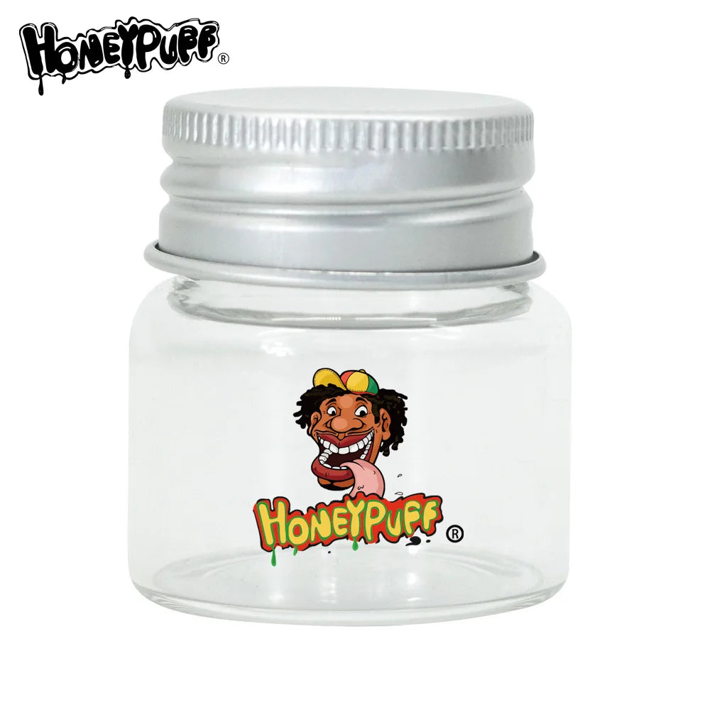 HONEYPUFF 1pc 56ml Glass Bottle Spice Tank Sealing Container Vial Jar