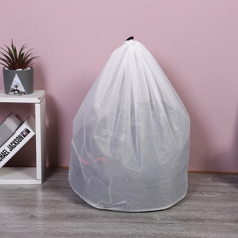 1/3PCS Mesh Laundry Bag - Machine Washable Drawstring Design Travel Wash Bag for Blouses, Hosiery, Stockings, and Underwear