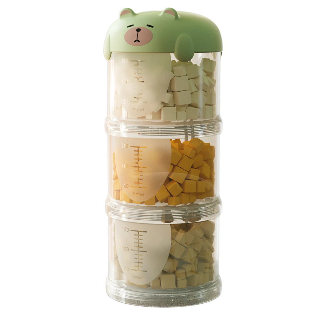 Airtight Outdoor Dog Treat Jar Multi Layers Dog Treat Portable Pet Food Container Stackable Cookie-Jar for Outdoor Walking