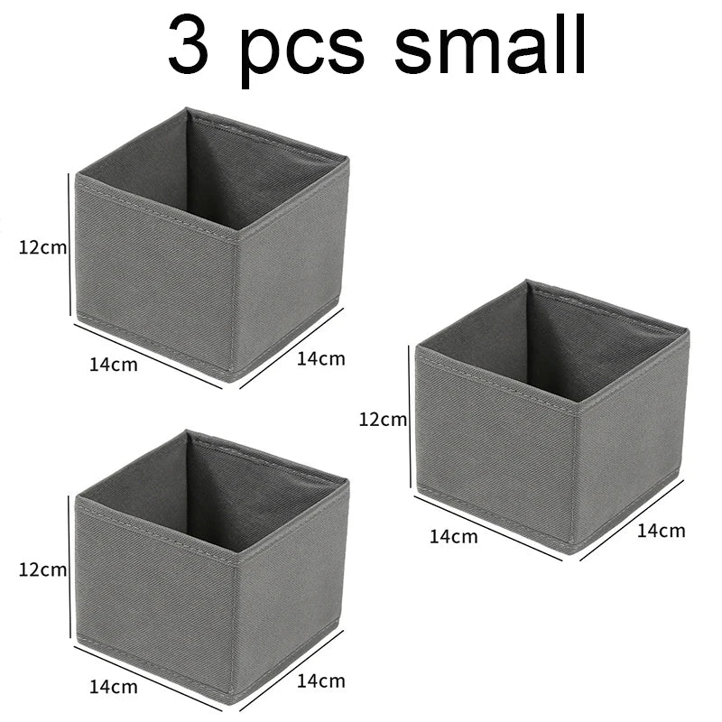 Drawer Organizer Non-woven Fabric Clothes Underwear Wardrobe Organizers Dividers Foldable Dresser Socks Closet Storage Baskets
