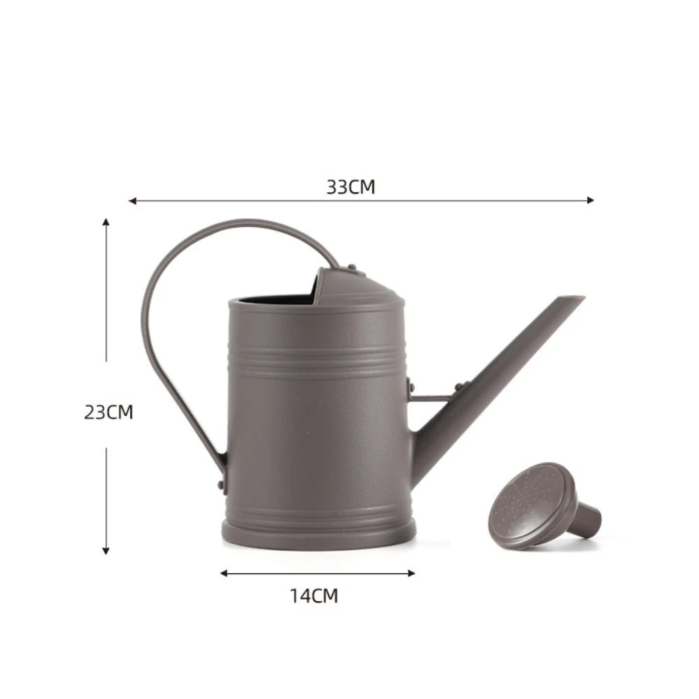 2L Watering Can Pot Long Mouth Garden Plants Flower Spray Water Kettle Plastic Large Capacity Plants Sprinkler for Houseplants