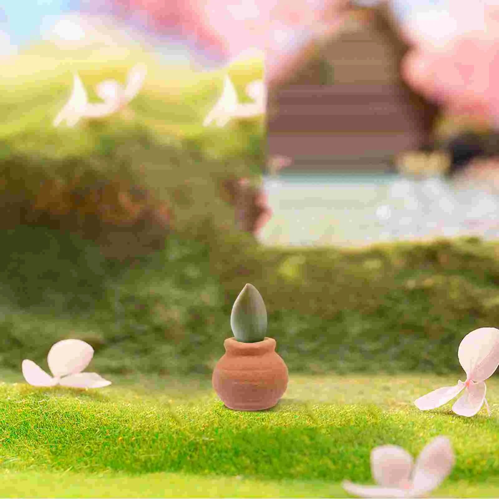 8 Pcs Mini Terracotta Flower Pots Thumb Succulent Planters Small Clay Pot For Garden Dollhouse Pottery Container Gift