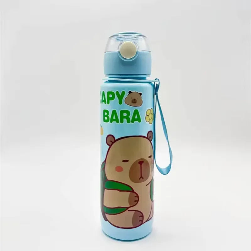 700ml Leak-Proof Water Bottle Visually Appealing Bear Water Bottle with Carry Strap - Portable for Sports & Fitness BPA Free