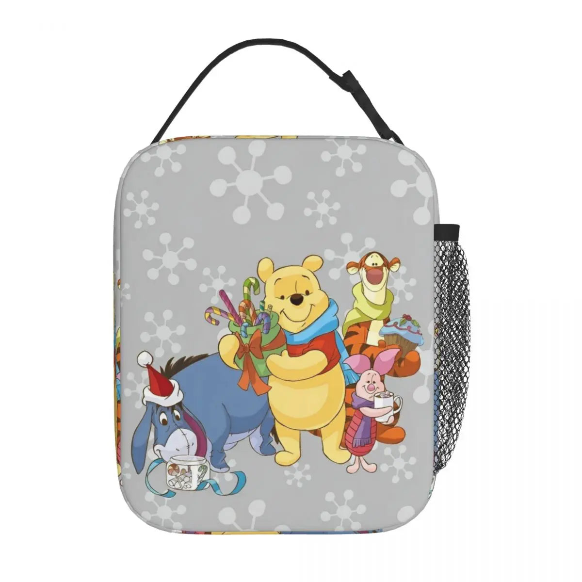 Cute Winnie The Pooh Insulated Lunch Bags Thermal Bag 
Meal Container Large Tote Lunch Box for Men Women Work Picnic