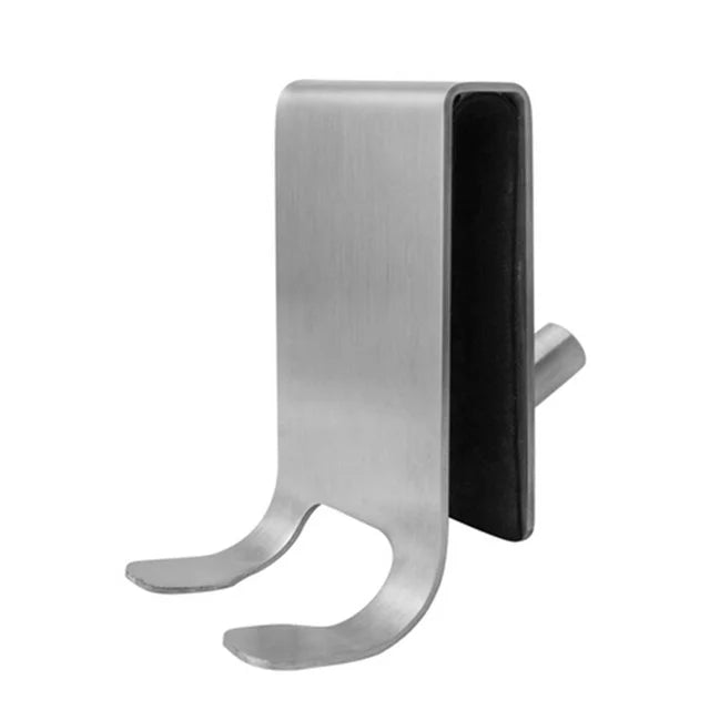 Shower Squeegee Black With Hook Stainless Steel Core Silicone Bathroom Cleaning Window Screen Bath Wiper Cleaner Glass Door