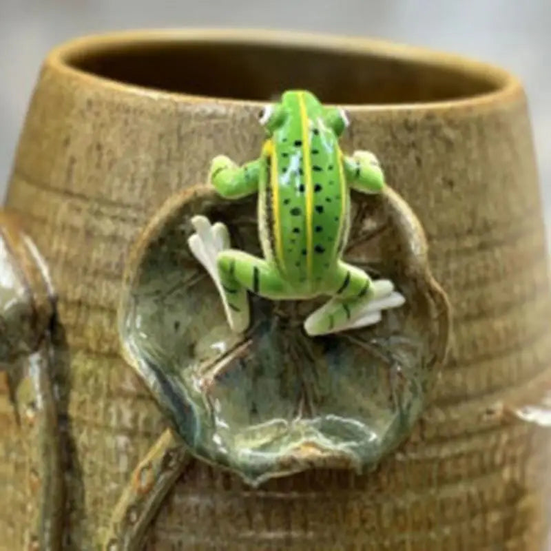 Flower Pot And Vase Hugger Planter Pot Hanger Frog Resin Pot Hugger Creative Animal Climbing Sculpture Garden Decor For Planter