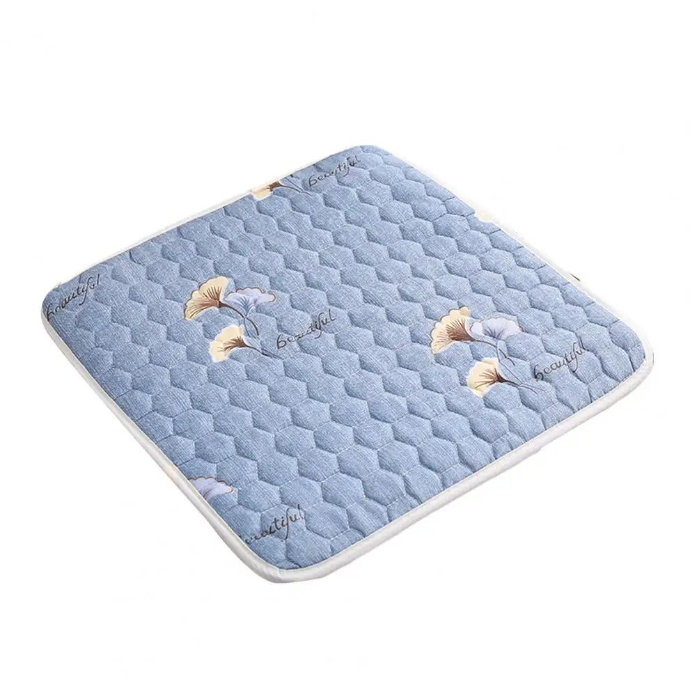 Chair Cushion With Straps Decorative Polyester Square Chair Pad Quilt Mat Household Restaurant Dining Stool Cushion Car Sofa Pad