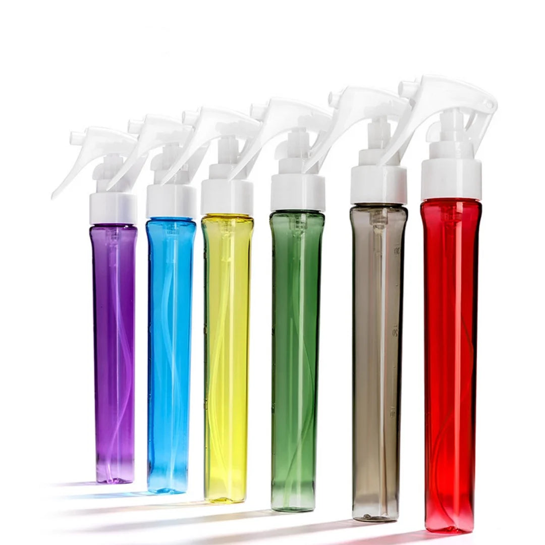 30ml Misting Watering Can Mini Refillable Plastic Perfume Atomizer Trigger Fine Transparent Spray Bottle Salon Hairdressing Tool