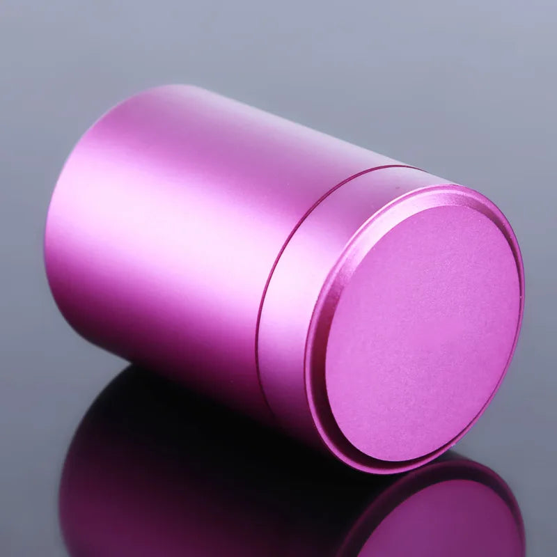 New Airtight Smell Proof Container Quality Stainless Steel Mini Tea Cans Herb Stash Jar Tea Coffee Storage Box Tea Caddies Box