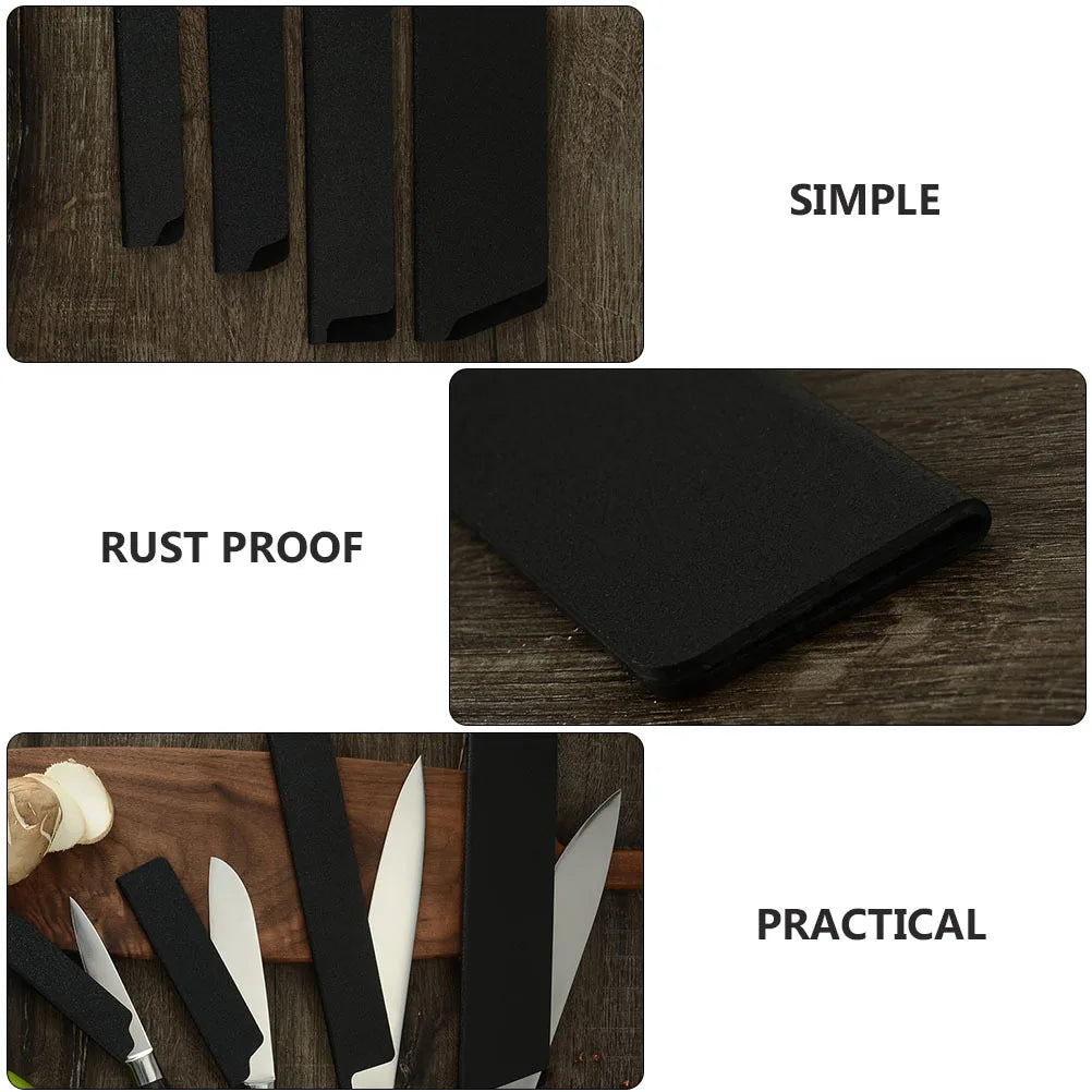 2Pcs Long-Lasting Flocking Cutter Covers Cost-Effective Knives Sheathes for Outdoor and Kitchen Use Knives Sheathes