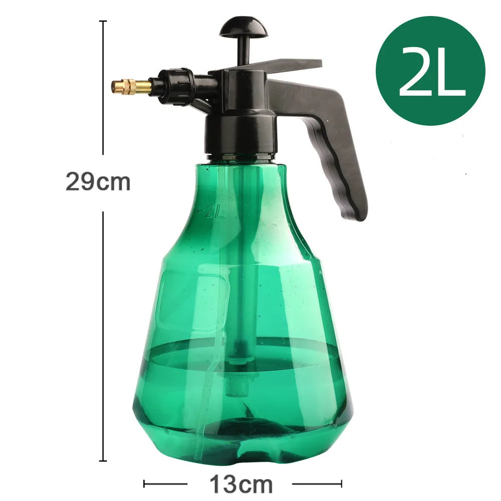 Flower Watering Pot with Column Pattern Air Pressure Spray Nozzle Spray Bottle Garden Watering Irrigation Watering and Spraying