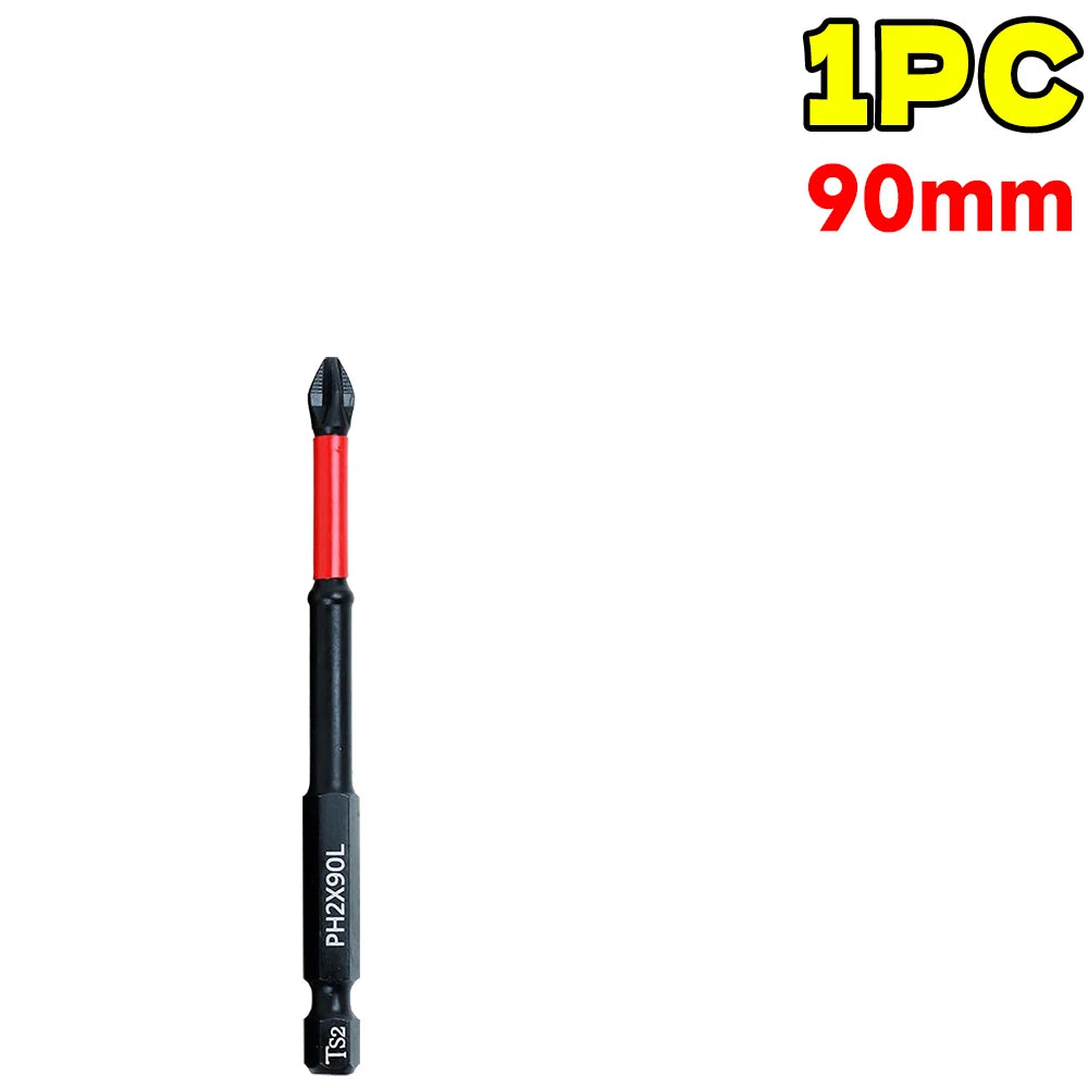 Powerful Magnetic Phillips Screwdriver Set Alloy Steel Anti-skid Electric Screwdriver Bits Impact Drill Bits Car Handheld Tools