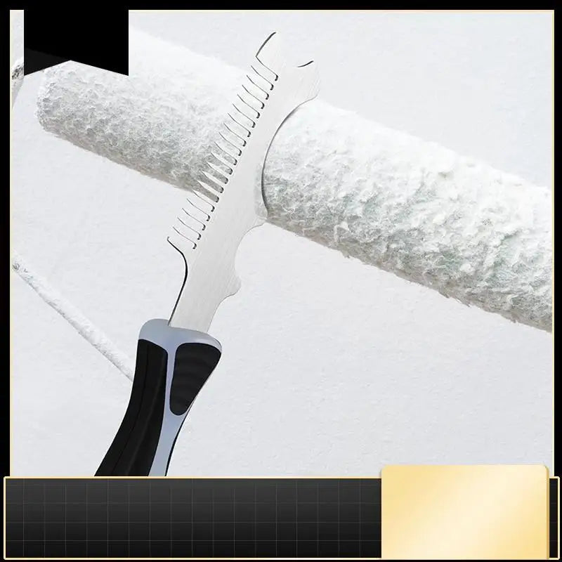 3 Pcs 4-In-1 Paint Brush Comb Wire Brush Set, Brush Roller Cleaner Tool Cleaning Scrubbing Dirt Paintbrush Cleaners-N37R