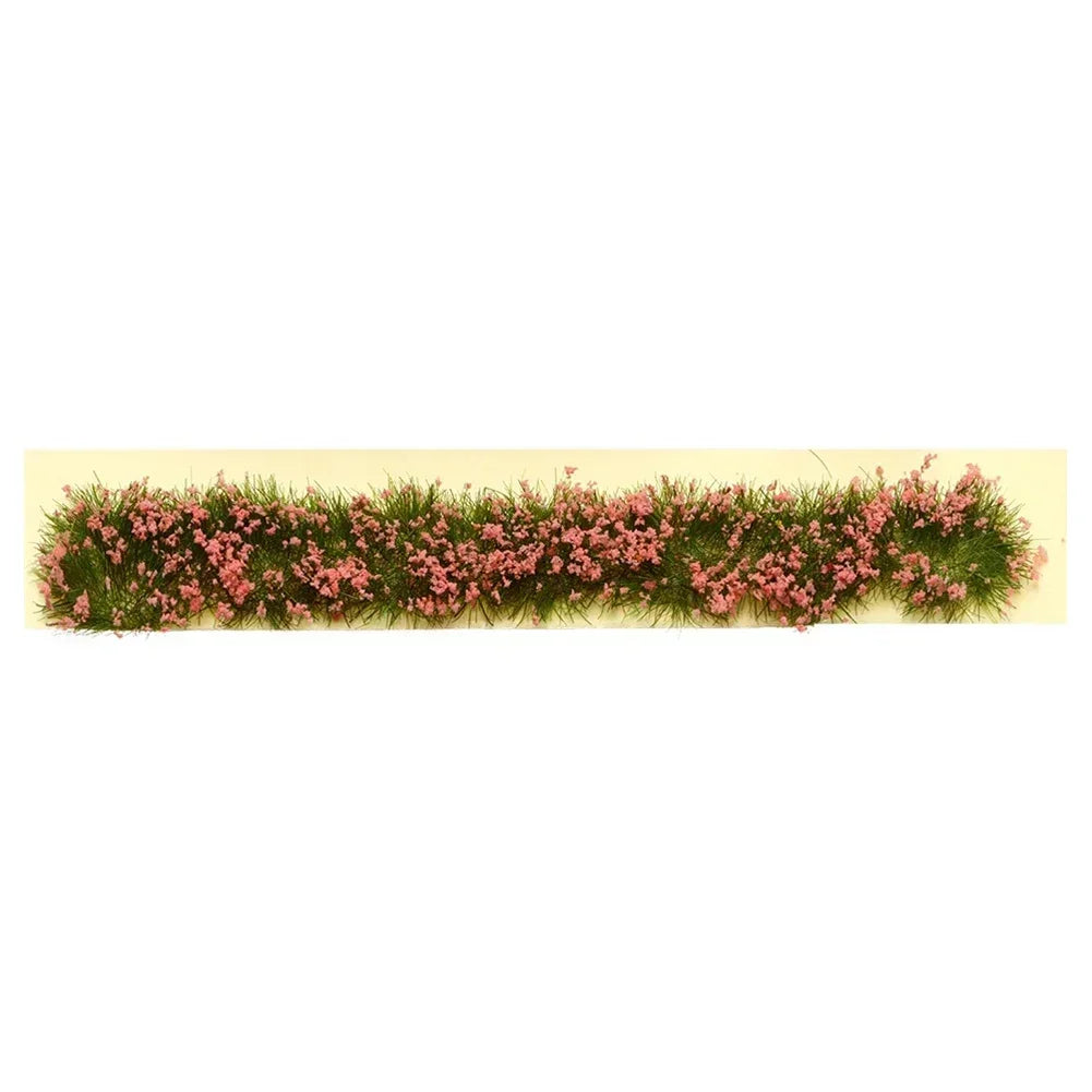 Simulation Miniature Flowers Grass Tufts Model For HO Train Railway Building Garden Scene Decoration Materials Diorama Kits