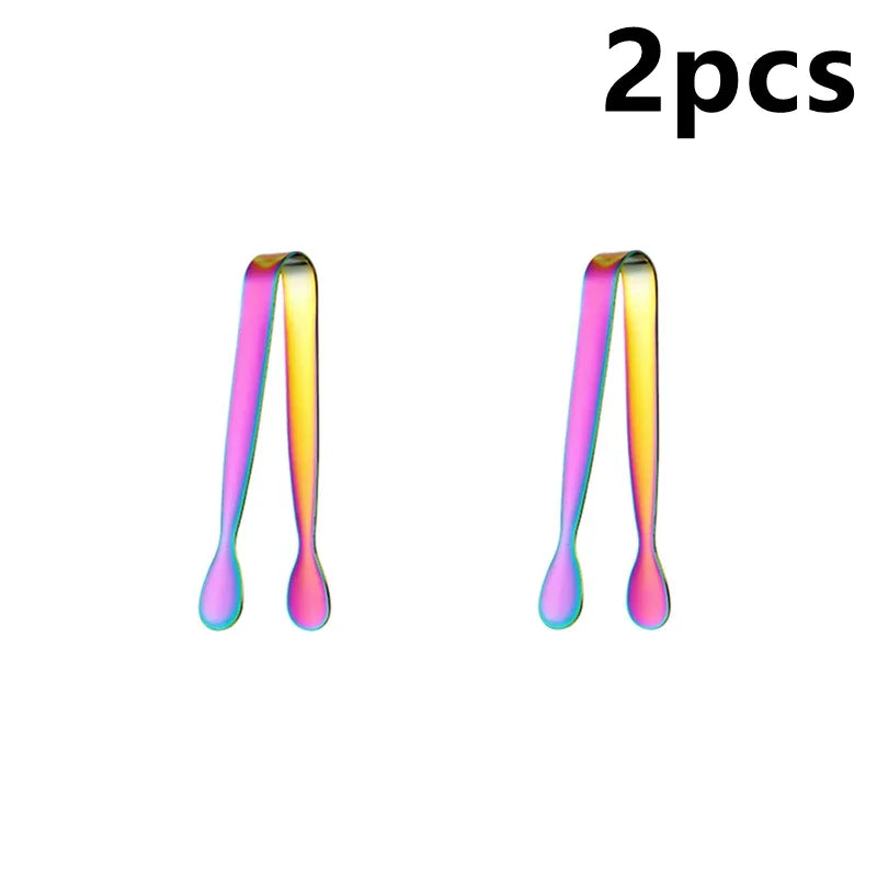 Ice Tong 304 Stainless Steel Clip Bar Ice-Cube Picker Food BBQ Clip Barbecue Clip Ice Clamp Tool Kitchen Utensils