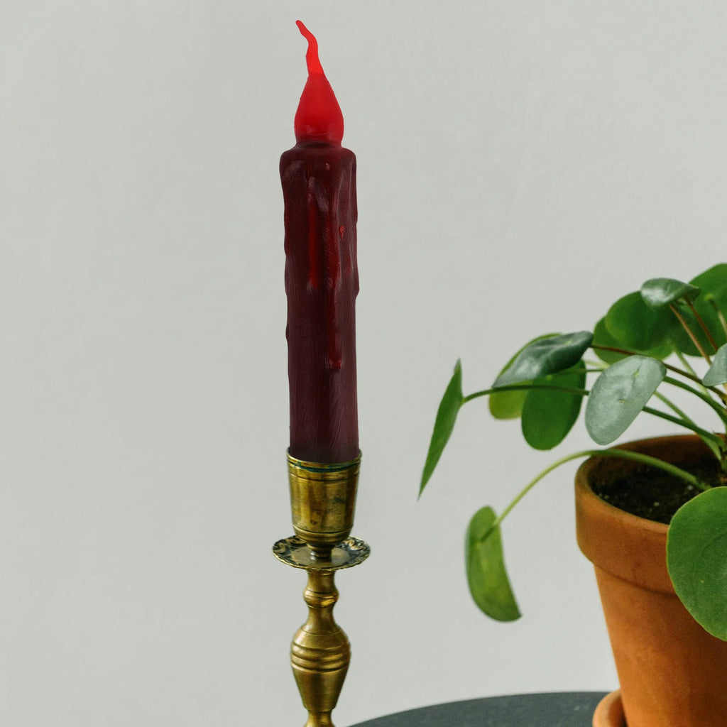 2pcs Led Electronic Lights Operated Taper Candles For Party Wedding Decoration Window Ornaments Reusable