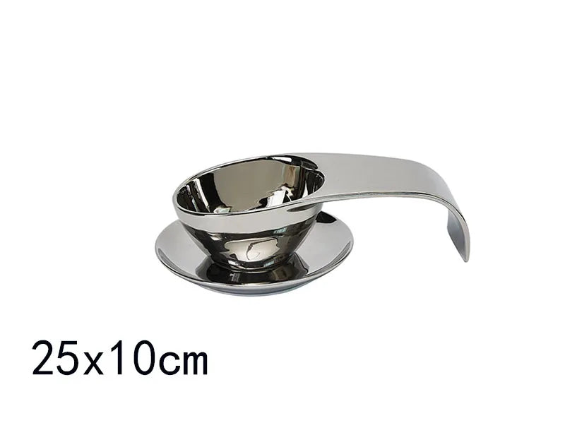 27.5cm Black And White Stone Textured Ceramic Plate Desktop Dinner Set Plates Dishes Western Steak Dish Home Kitchen Tableware