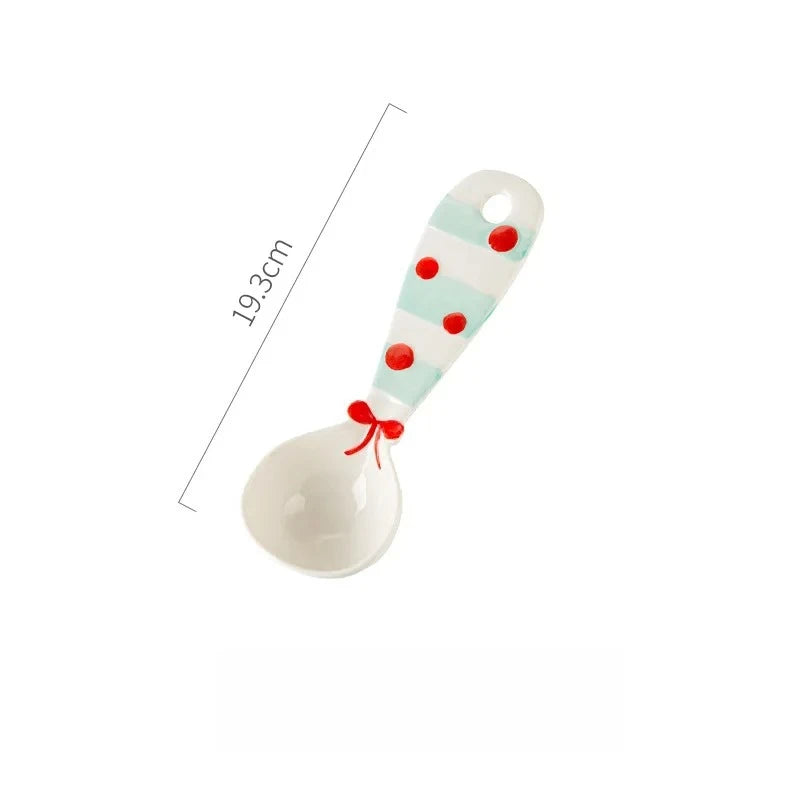 ‌Cute Apple Elephant Ramen Bowl-Microwave Safe Ceramic Tableware Set Cartoon Rice Noodle Dish Gift for New Home Pink Kitchenware