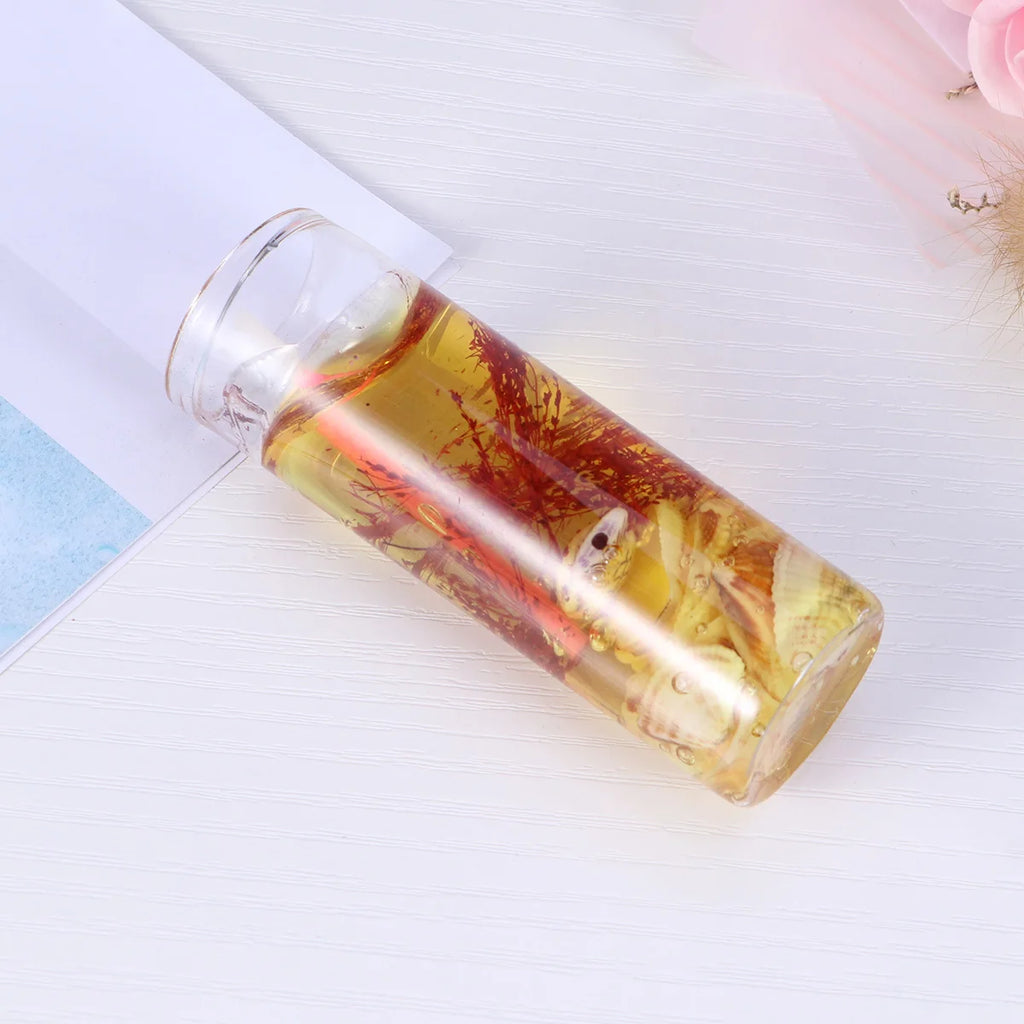 1Pcs High-End Smokeless Candles Unique Scent Translucent Glass Cup for Bedroom Living Room Tea Room Cafe Random Color