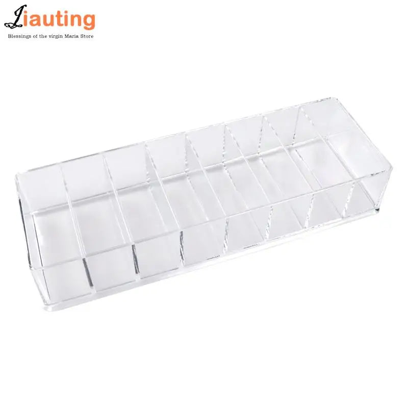 8Grids Universal Rectangular Plastic Guide Limit Comb Storage Box Barber Hairdresser Electric Hair Clipper Organizer Container