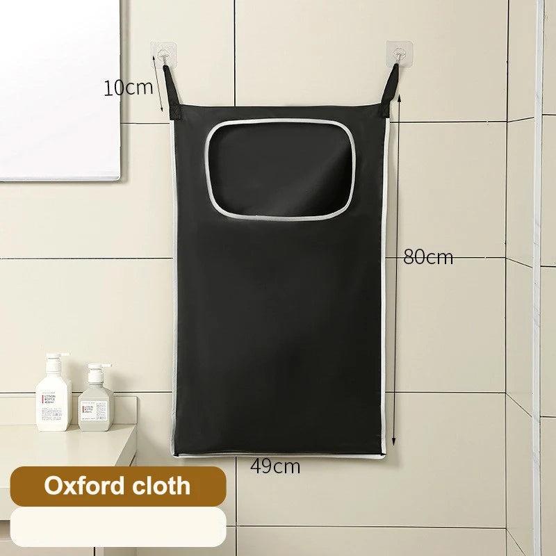 Door Hanging Laundry Basket Wall Mounted Dirty Clothes Storage Box Household Sundries Storage Bag Storage Bag