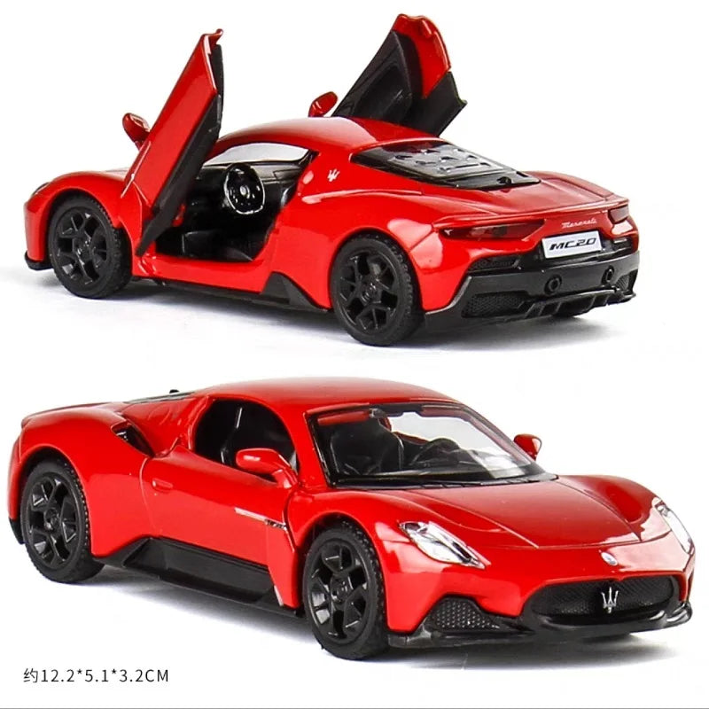 Maserati MC20 Supercar Simulation Diecast & Toy Vehicle Pull Back Car RMZ city 1:36 Alloy Collection Model Gifts For Children