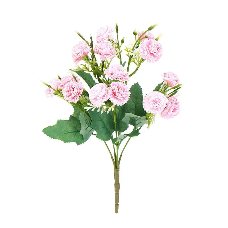 Artificial Lilacs Bouquet Wedding Decorative Silk Fake Flowers Auditorium Decoration Simulation Lilac Plant Purple Pink Flower