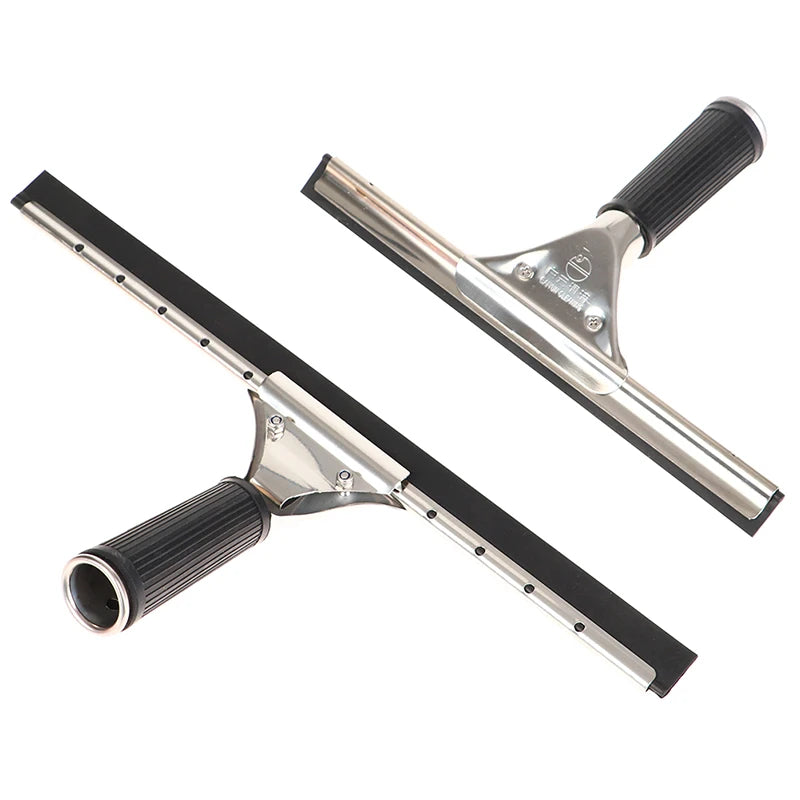 Stainless Steel Window Glass Cleaning Squeegee Streak-free Water Stain Removal Blade Wiper Cleaner For Home Bathroom