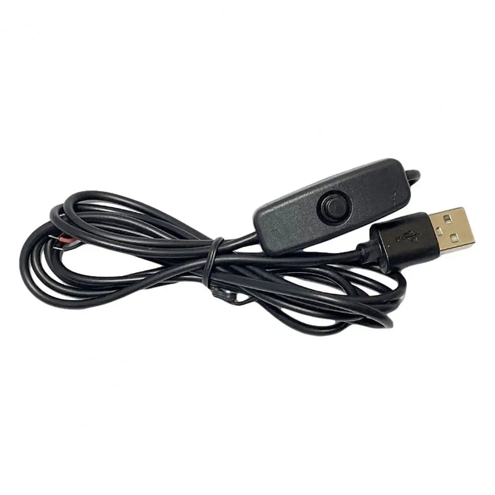 Switching Power Cord Insulated LED Light Toggle Power Supply Cable Heat Resistant LED Lamp USB Extension Switching Power Wire