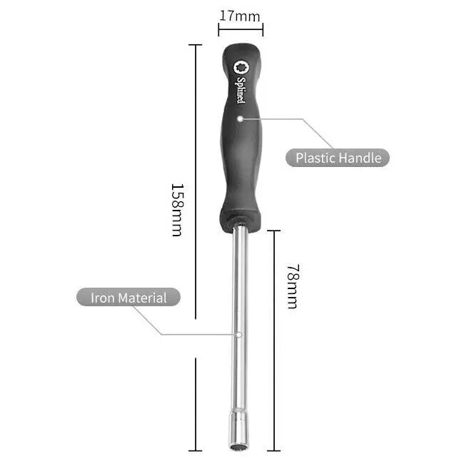 10 x Screwdriver Brush Splined Carb Carburetor Adjusting Tool Set Multi-head Tune-up Bolt Key Driver Chainsaw Repair Maintenance