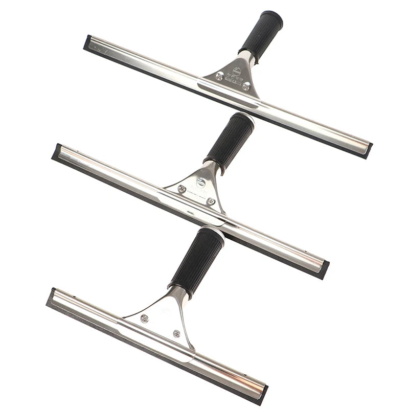 Stainless Steel Window Glass Cleaning Squeegee Streak-free Water Stain Removal Blade Wiper Cleaner For Home Bathroom