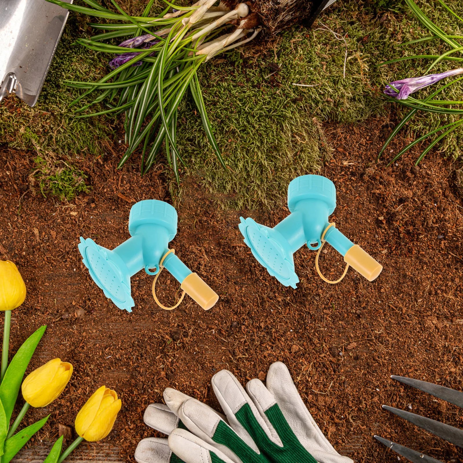 10Pcs Watering Spray Heads Gardening Sprinkler for Indoor Plants Bottle Sprayer Nozzle Replacement Watering Can Head